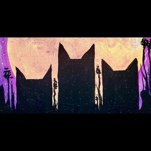 Custom acrylic paintings.